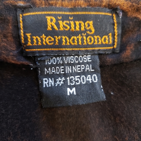 BOHO COLORFUL ASSYMETRICAL ETHICAL TUNIC - Picture 9 of 9